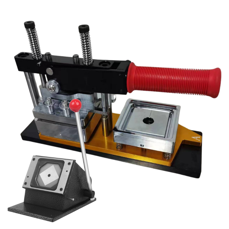 Square 2"x2" (50x50mm) Custom Photo Fridge Magnet Button Maker Button Machine Kit