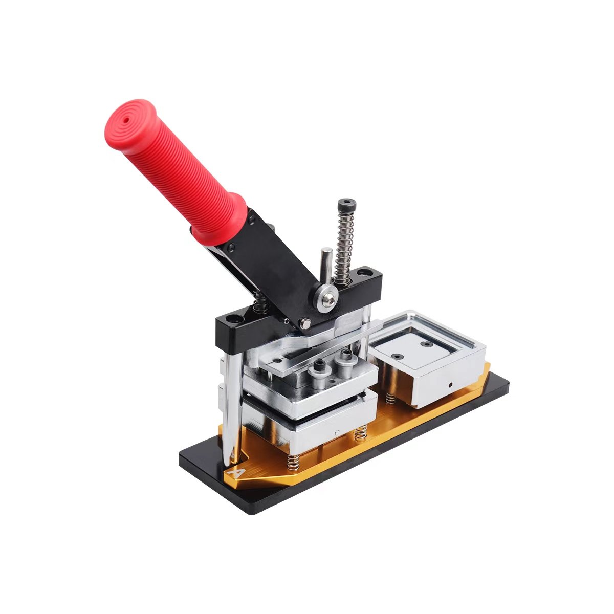 Magnetic Photo Machine 80*53Mm Rectangular Button Fridge Magnet Making Machine Kit With Paper Cutter And 100Sets Materials