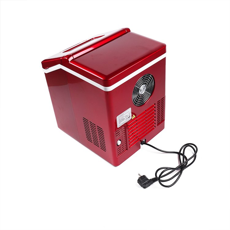 high quality big capacity portable ice maker refrigerator with ice making machine