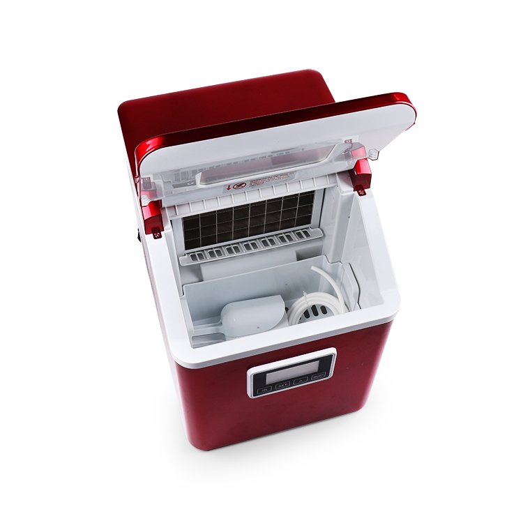 high quality big capacity portable ice maker refrigerator with ice making machine