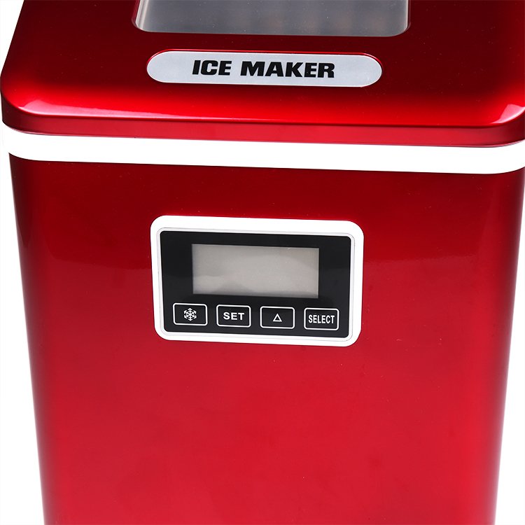 high quality big capacity portable ice maker refrigerator with ice making machine