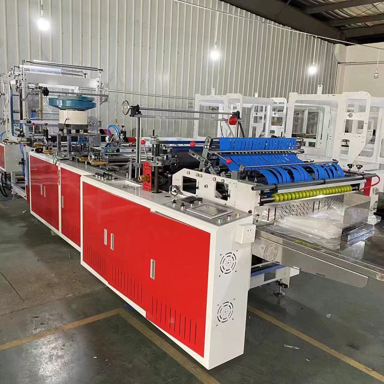 Automatic Button Zipper Machine Pe Bag Making Machine Plastic Zipper Bag Making Machine
