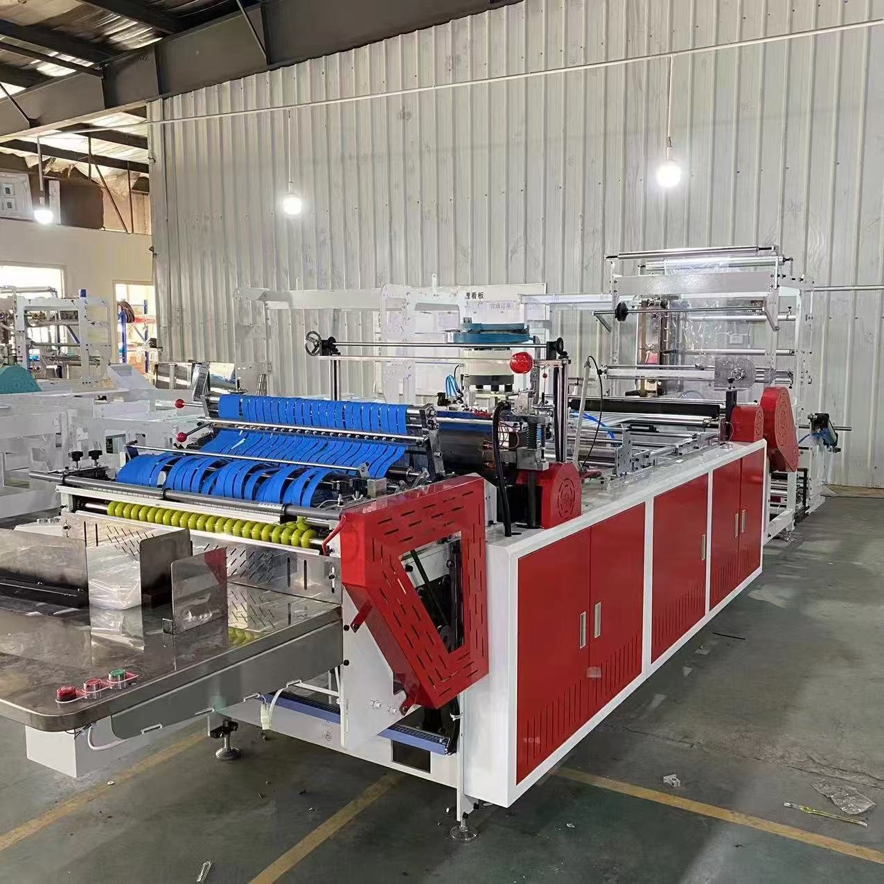 Automatic Button Zipper Machine Pe Bag Making Machine Plastic Zipper Bag Making Machine