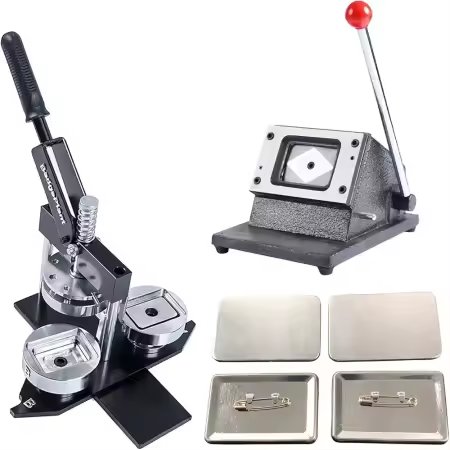 DIY Button making 50*50mm Square Button maker machine