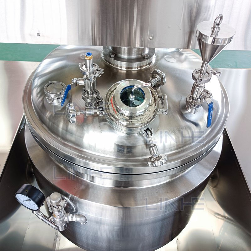 Cosmetic Cream Toothpaste Body Lotion Making Machine Vacuum Emulsifying Homogenizer Mixing Machine