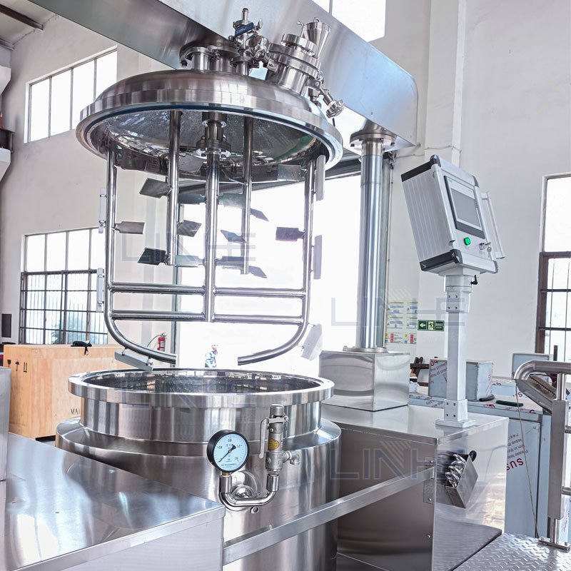 Cosmetic Cream Toothpaste Body Lotion Making Machine Vacuum Emulsifying Homogenizer Mixing Machine
