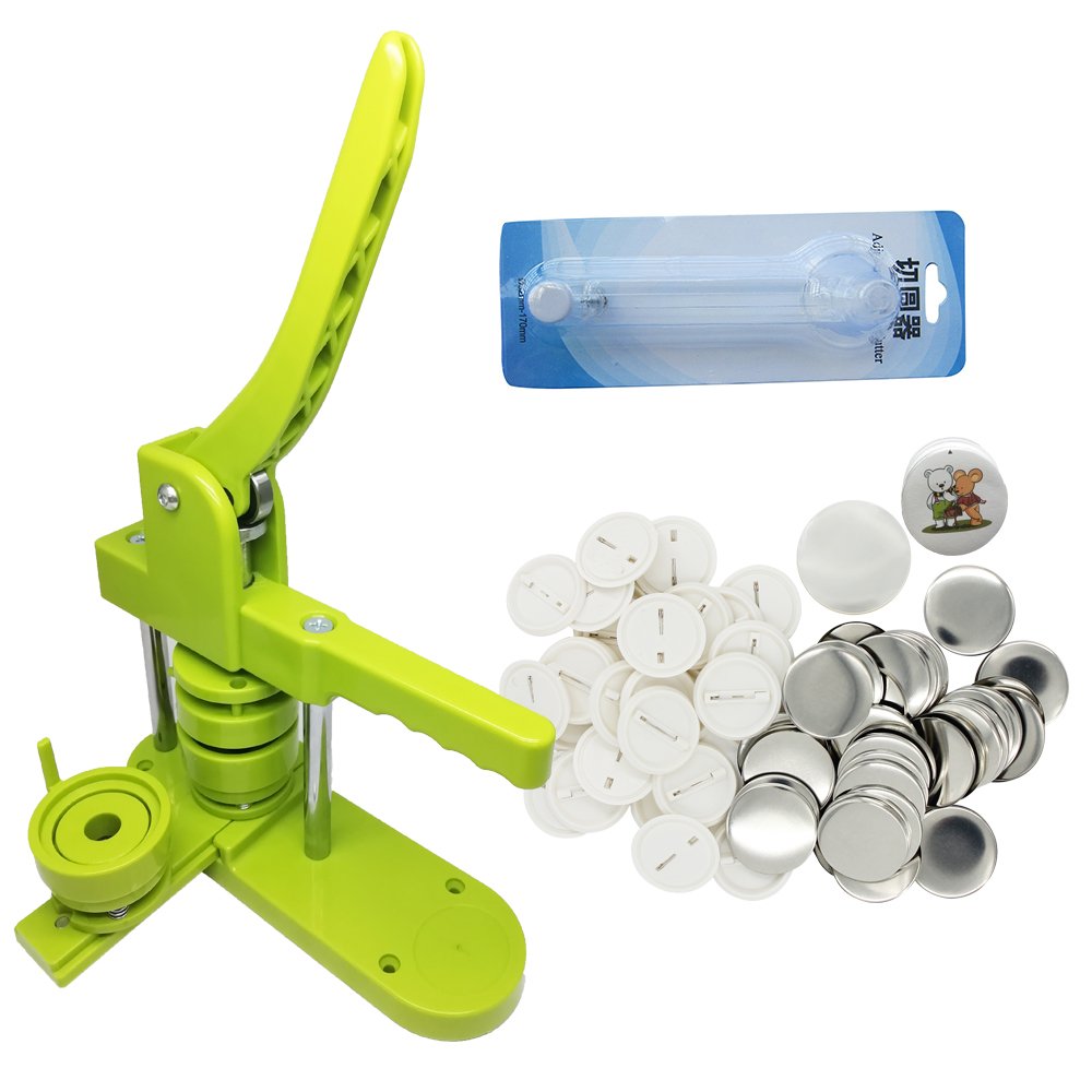New Arrival Metal Plastic Sublimation Pin Button Badge Holder Making Machine to Make Badges Wholesale