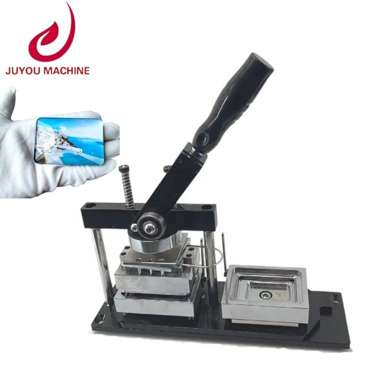 New type badge making machine with round mold DIY button maker for pin badge making