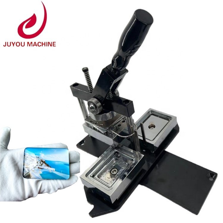 New type badge making machine with round mold DIY button maker for pin badge making