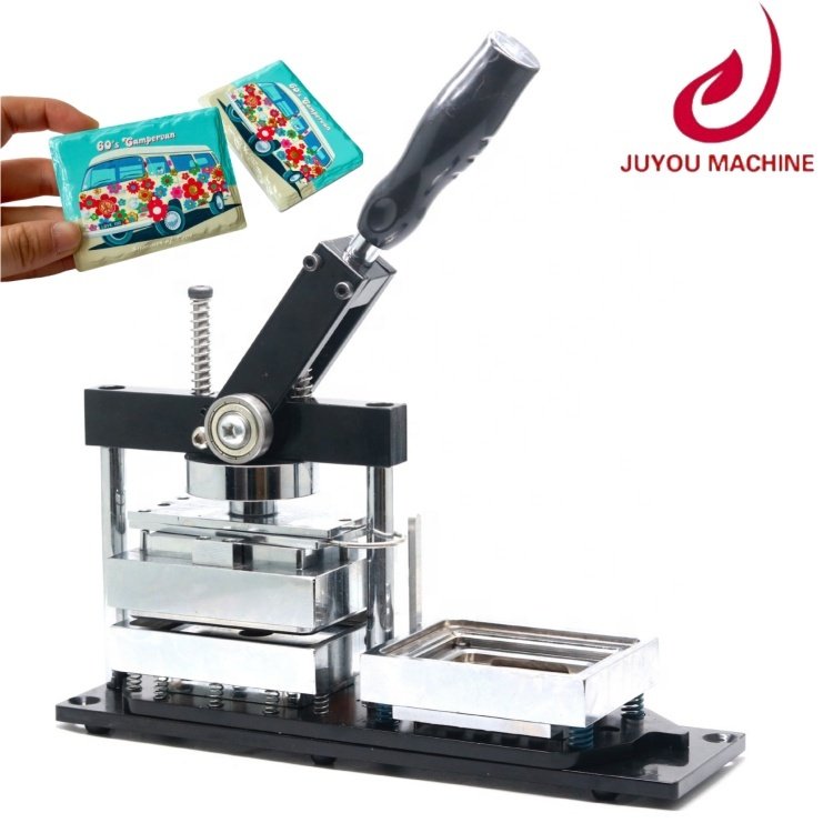 New type badge making machine with round mold DIY button maker for pin badge making