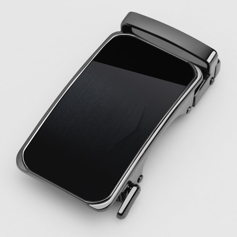 New Style Men's Automatic Buckles Alloy Buckle For Ratchet Belt Laser Logo Factory OEM Custom Model Wholesale Stock