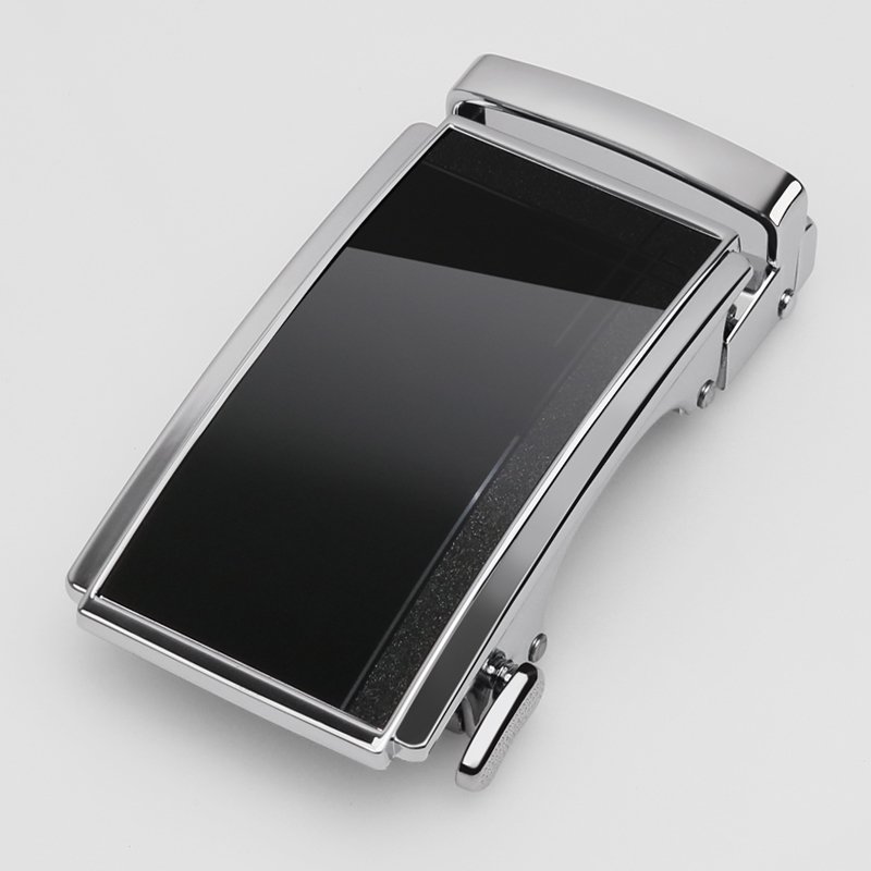 New Style Men's Automatic Buckles Alloy Buckle For Ratchet Belt Laser Logo Factory OEM Custom Model Wholesale Stock