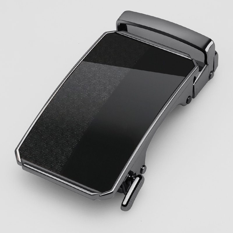 New Style Men's Automatic Buckles Alloy Buckle For Ratchet Belt Laser Logo Factory OEM Custom Model Wholesale Stock