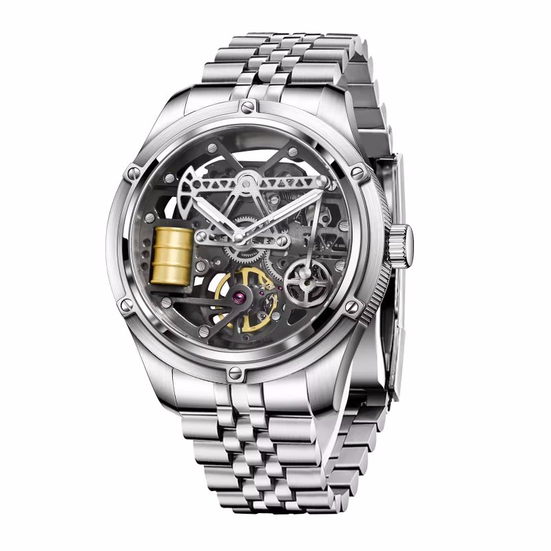 Pindu Design Mens WatchesSapphire glass Top Brand Machine Watch Men Business Clock Men Miyota luminous