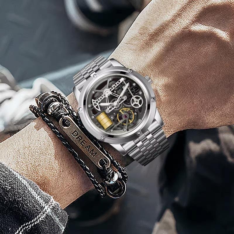 Pindu Design Mens WatchesSapphire glass Top Brand Machine Watch Men Business Clock Men Miyota luminous