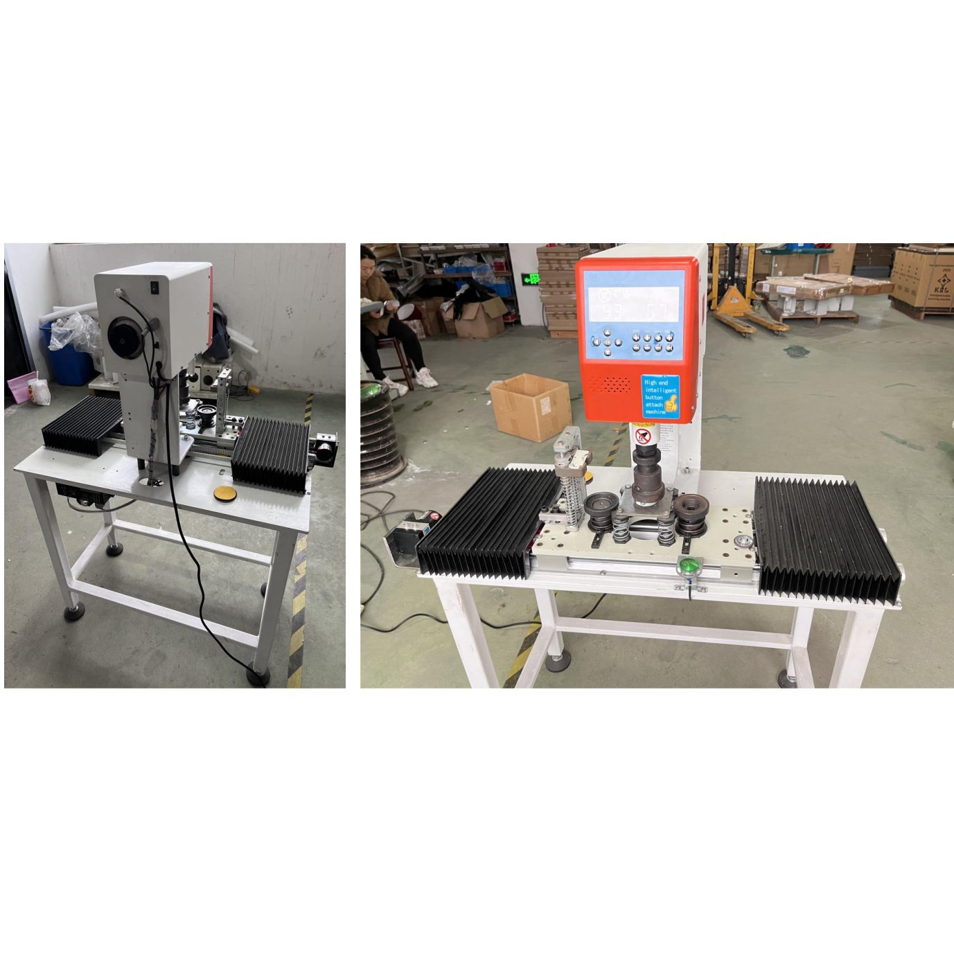 BT-6200 High quality fabric button covering making machine automatic button punching machine