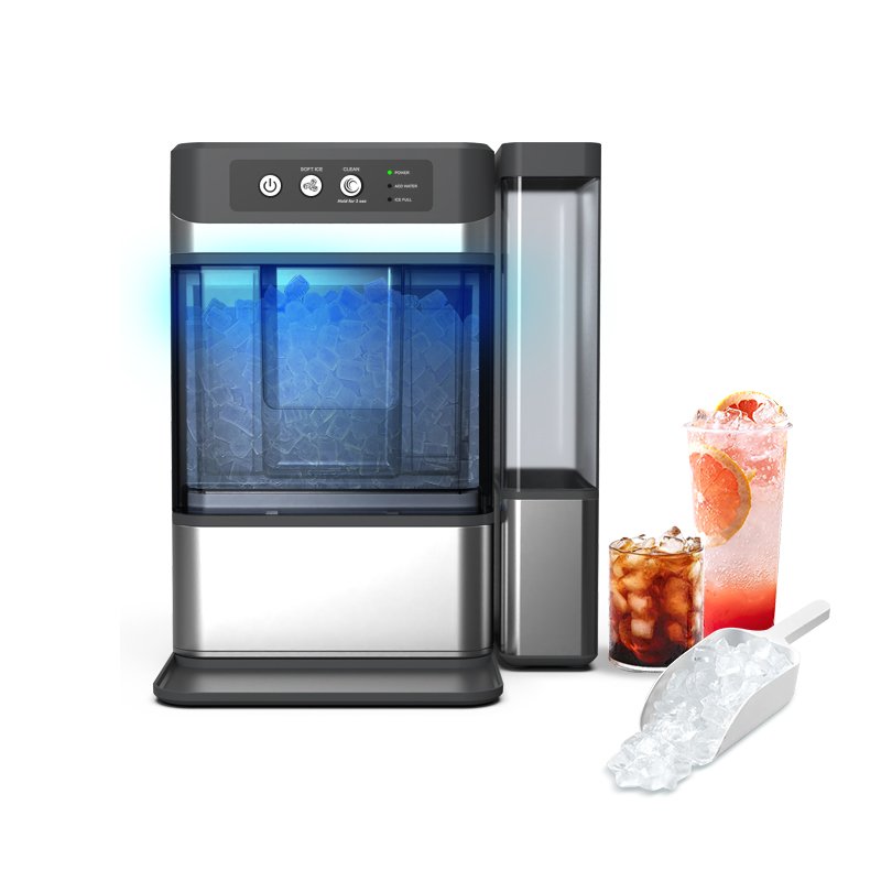 22kg/Day Complete Kitchen Appliances Factory Custom Professional Ice Countertop Nugget Ice Maker Machine Home With Water Tank