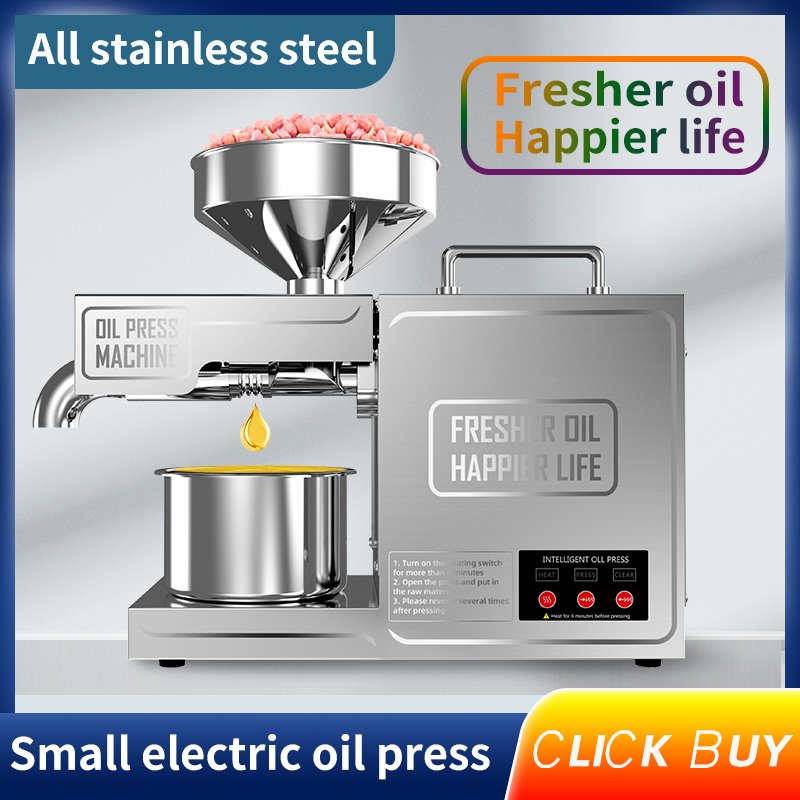 Economic and Efficient Edible Cooking Oil Making Automatic Peanut Seed Oil Press Machine Palm Kernel Oil Press Machine Mini