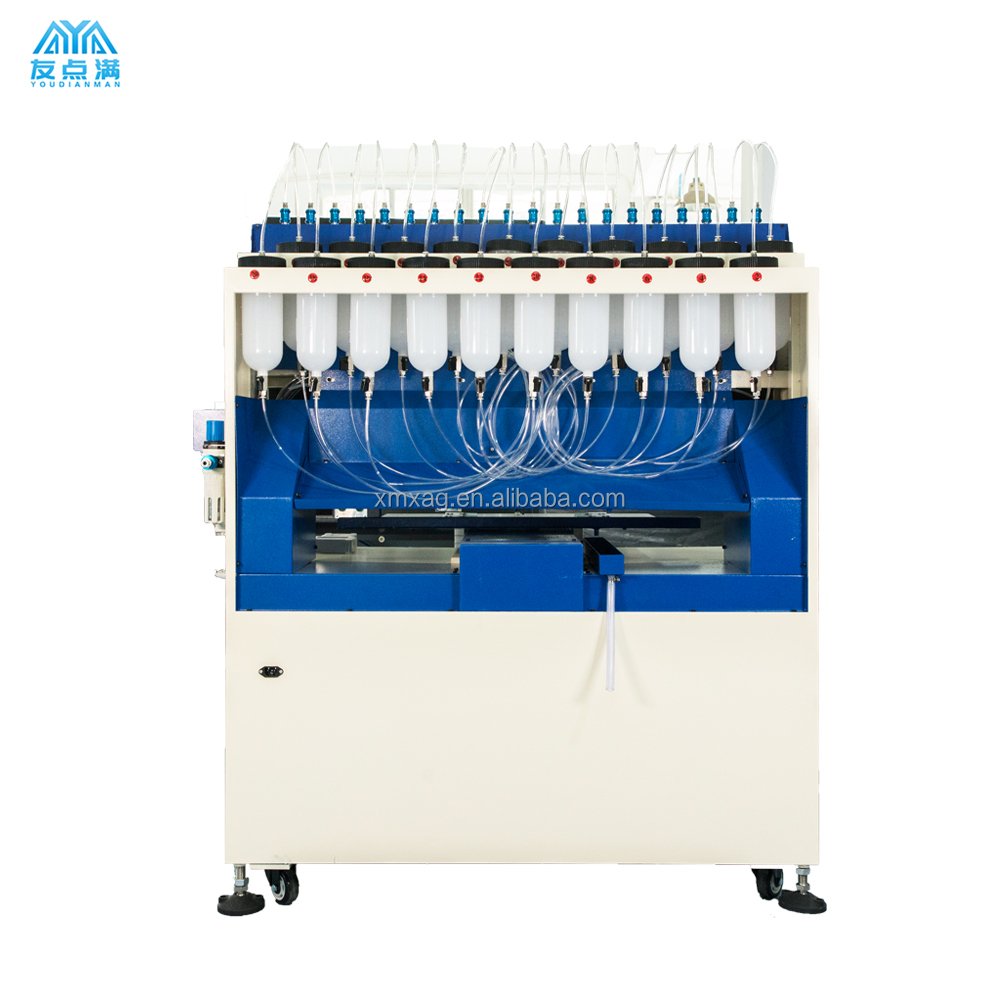 2022 hot sale High quality 12-20 color Automatic 3D soft PVC rubber keychain making machine