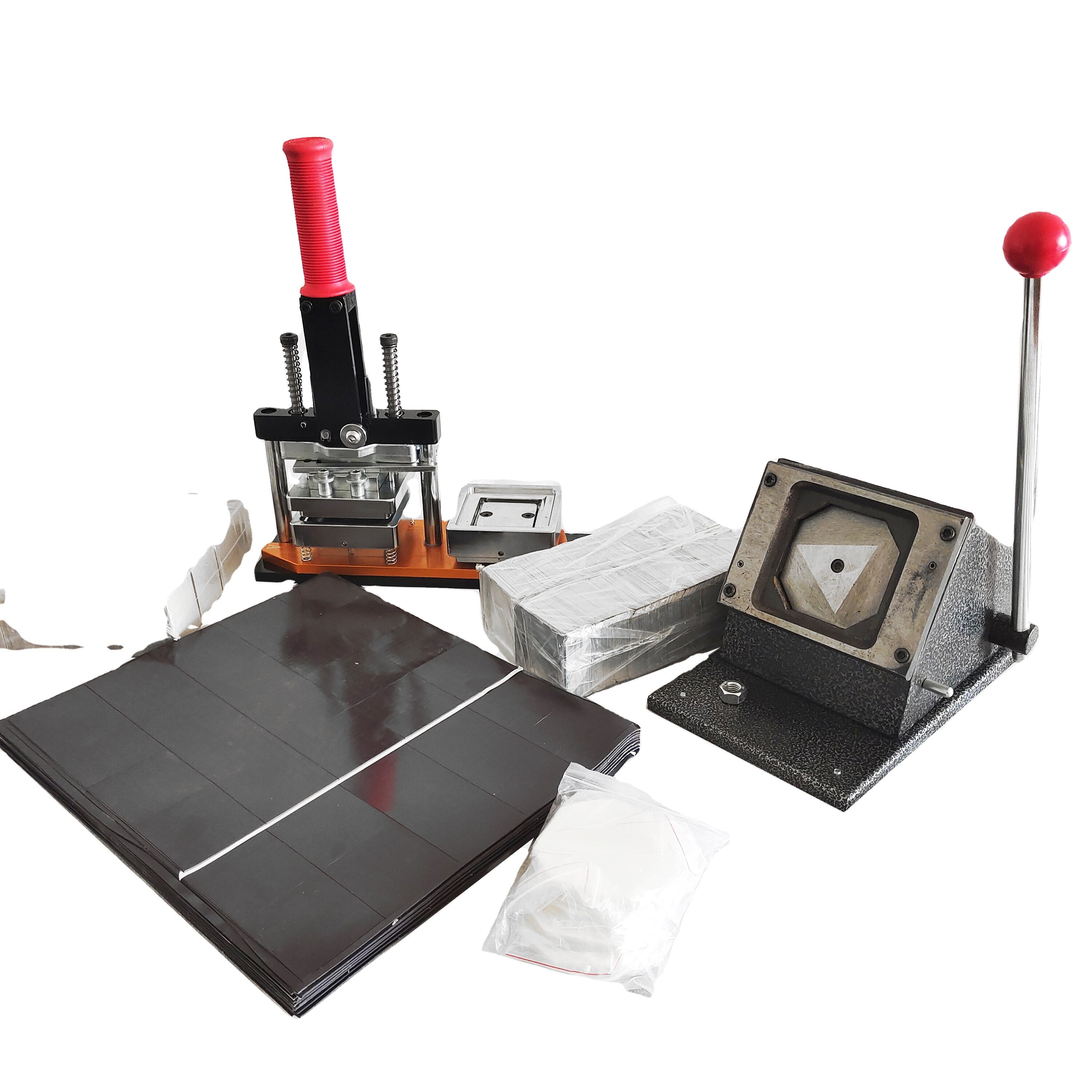 Paper cutter Making Fridge Magnet Component Rectangle Shape 80*53mm 63.5*63.5mm 50*50mm Fridge Magnet Button Badge