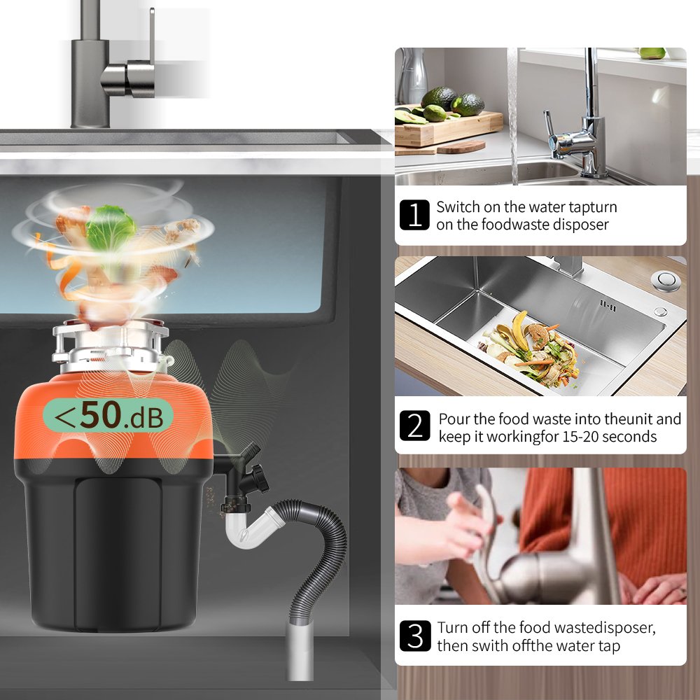 4 stage kitchen sink Food Waste Composting Disposer Machine