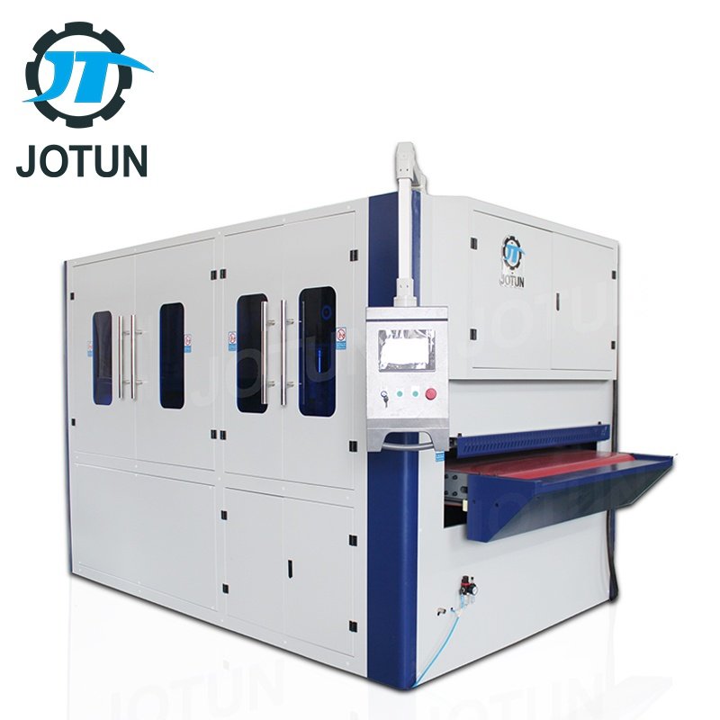 Jotun automatic belt flat sanding machine and sheet metal deburring machine corner edge rounding machine