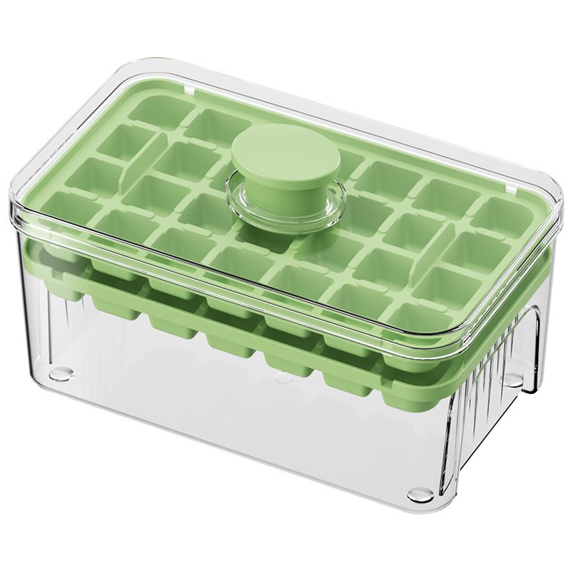 DIY One Button Release BPA Free Ice Cubes Maker PP Ice Cubes Tray Home Kitchen Ice Making Tray