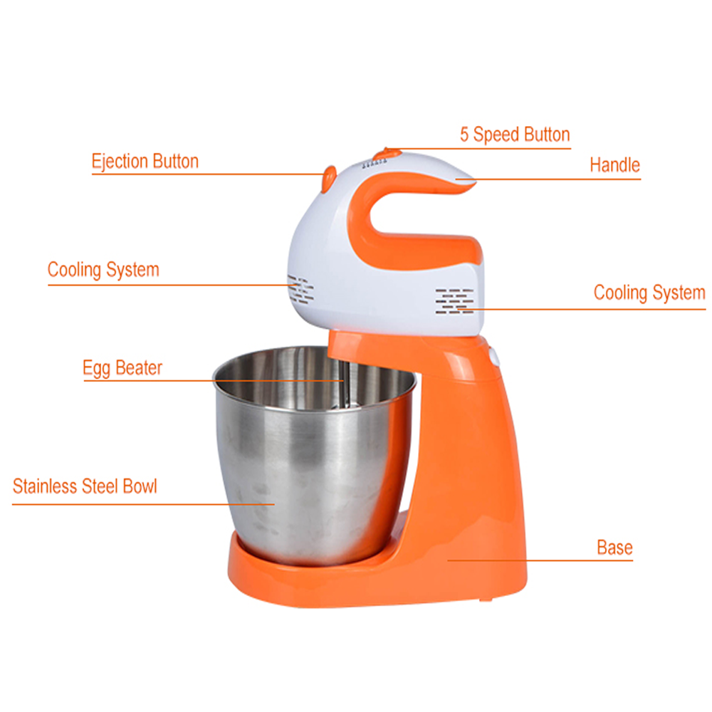 cx 6638 canxin bowl mixer robot patissier Multifunction cake food mixer machine scarlett dough stand mixer