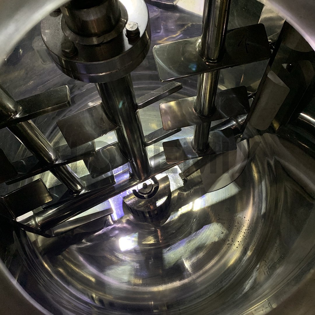 HoneMix High Performance vacuum homogenizer emulsiyfing mixer cosmetic skin whitening cream making machine