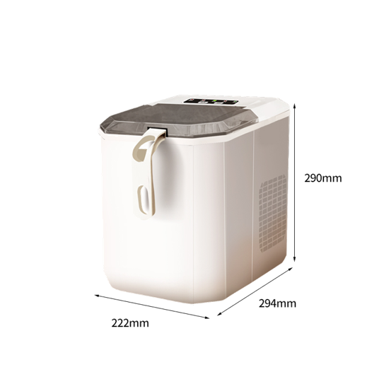 Stainless Steel Energy Saving Household Portable Countertop Small Ice Maker Ice Making Machine