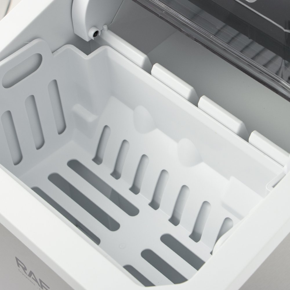 RAF Portable High Quality Adjustable-size Ice Cube Countertop Ice Maker Machine Efficient 12KG each day with Full Ice Reminder