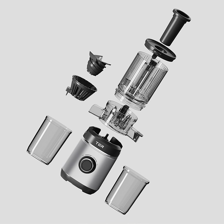 New Low Noise Masticating Centrifugal Extractor Maker Whole Slow Fresh Fruit Juice Cold Pressed Making Machine