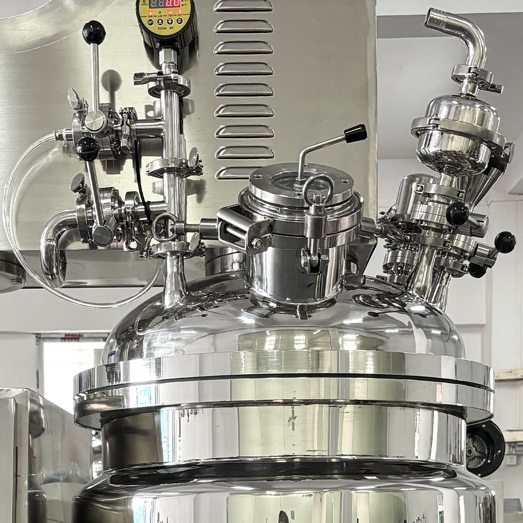skin whitening cream making machine 20L 30L 50L 100L vacuum emulsiyfing mixer moisturizing cream making machine