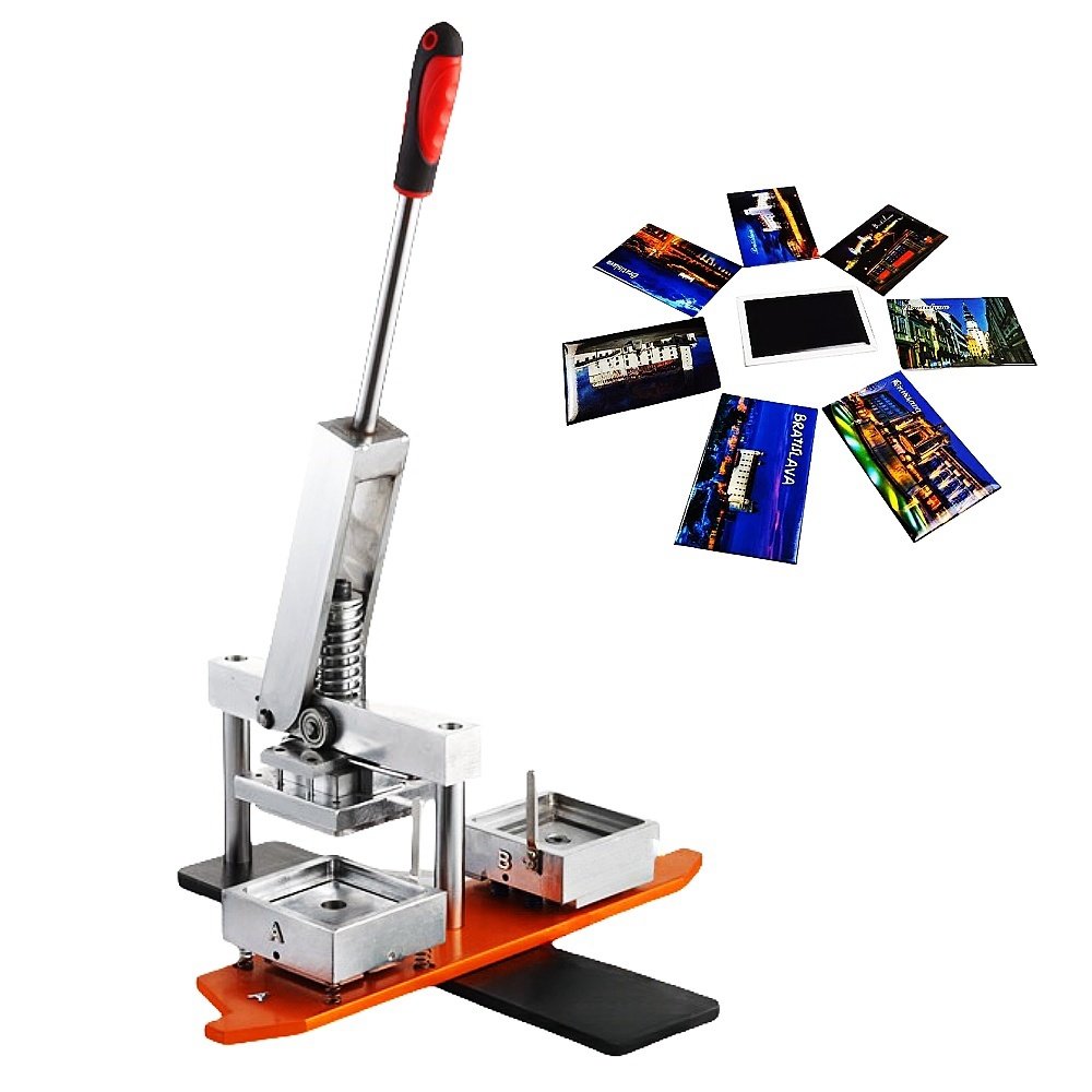 DIY fridge magnet button making machine Customized photo machine for fridge magnet