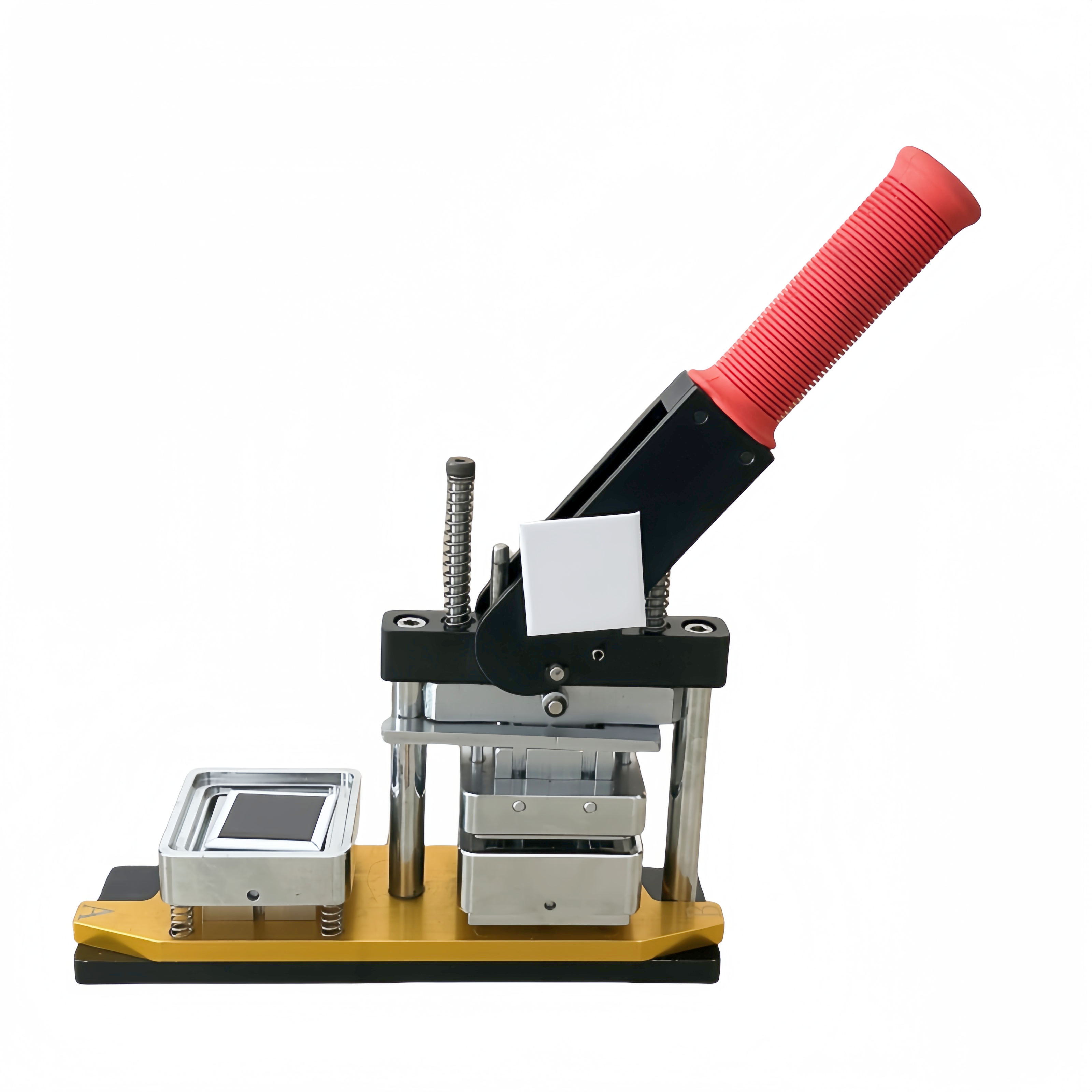 2.5 Inch 63.5*63.5mm Square Shape Custom Photo Fridge Magnet Button Maker Button Machine