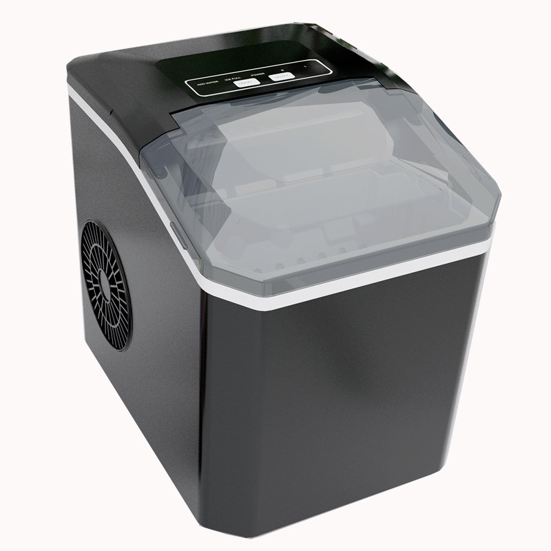 Desktop electric mini bullet mechanism ice maker, used for making transparent ice and snow white ice