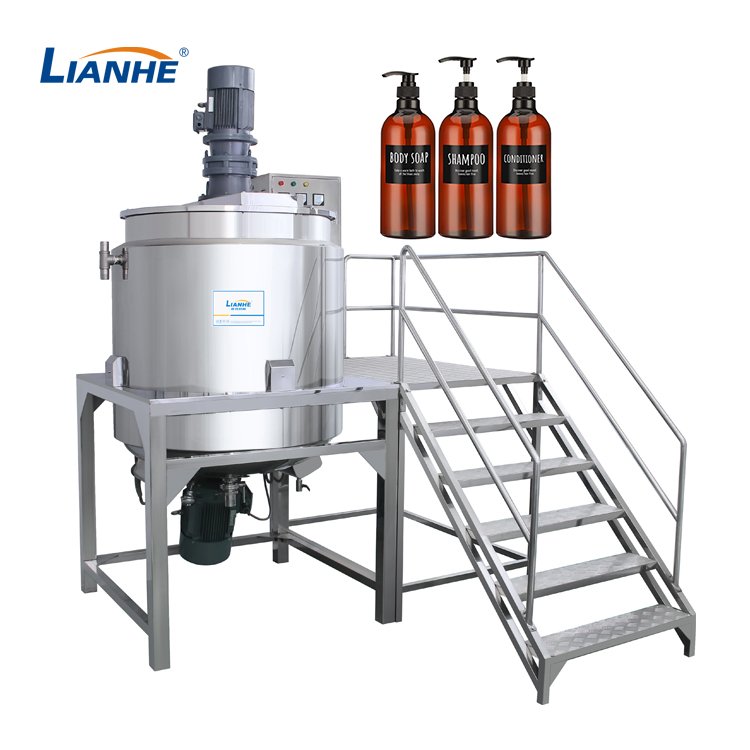 Lianhe High Viscosity moisturizing cream Suntan Oil machinery mixer emulsifying emulsifier machine vacuum homogenizer mixer