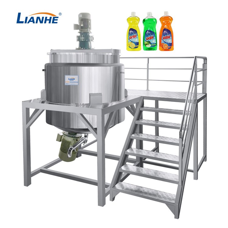 Lianhe High Viscosity moisturizing cream Suntan Oil machinery mixer emulsifying emulsifier machine vacuum homogenizer mixer