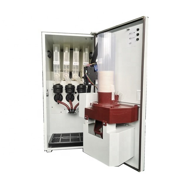 Leading Factory of Coin Operated Tea Coffee Vending Machine WF1-303V-E
