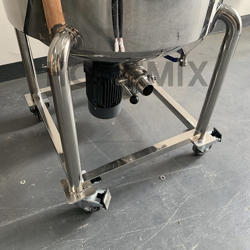 Hone 150L Movable Liquid Washing Making Equipment High Shear Hair Conditioner Homogenizer Mixer