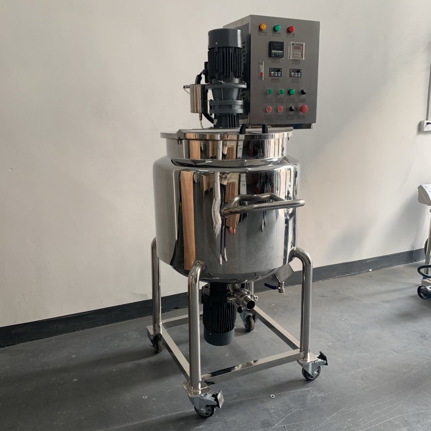 Hone 150L Movable Liquid Washing Making Equipment High Shear Hair Conditioner Homogenizer Mixer
