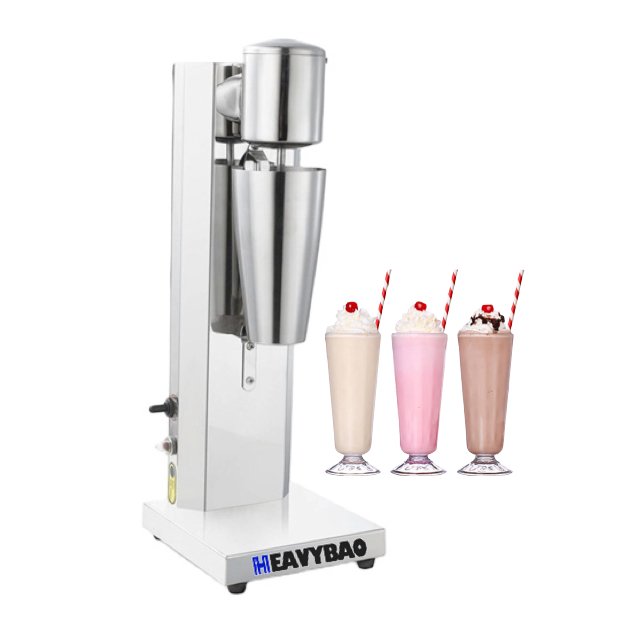 Heavybao Stainless steel Commercial Electric MilkShake Machine Blender for making milkshake soft ice cream Smoothie Malt Blender