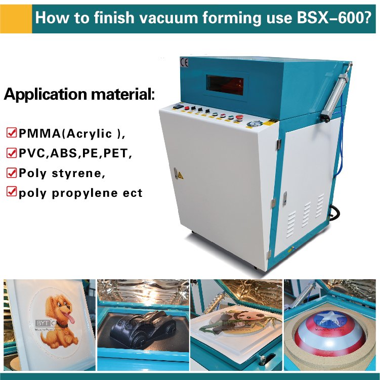 Cheap pet desktop plastic vacuum thermoforming machine vacuum forming machine for signs mold making machine