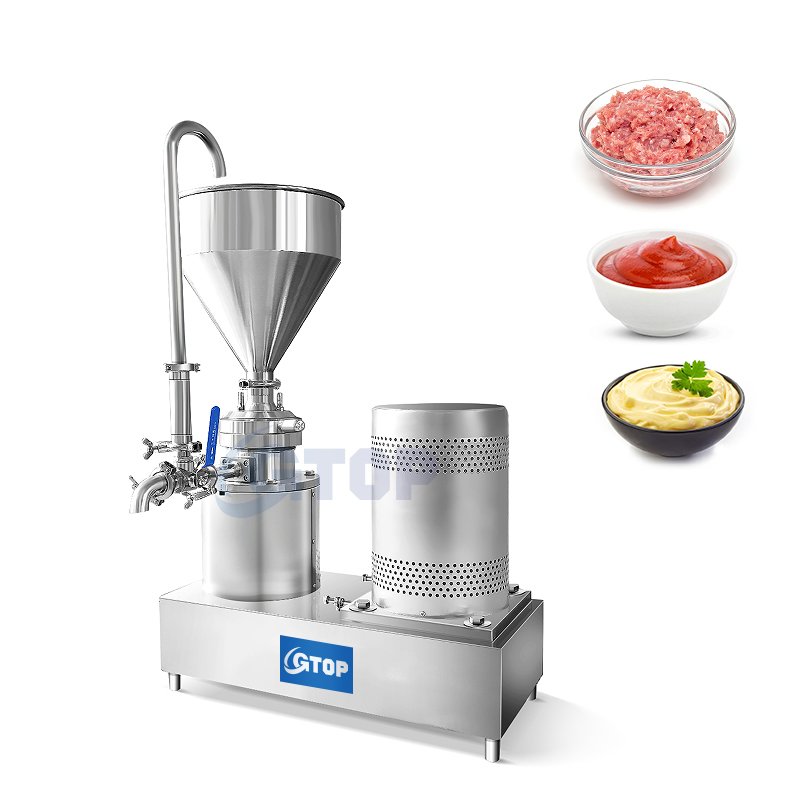 Gtop Cocoa Bean Butter Paste Grinder Commercial Horizontal Colloid Mill Nut Peanut Butter Mill Grinder Grinding Maker