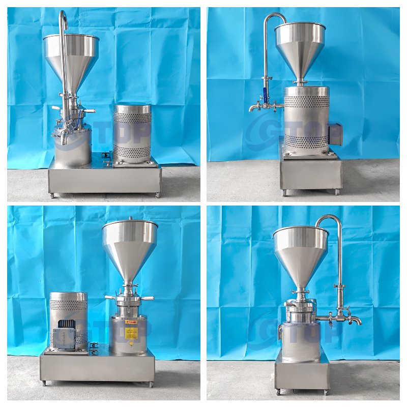 Gtop Cocoa Bean Butter Paste Grinder Commercial Horizontal Colloid Mill Nut Peanut Butter Mill Grinder Grinding Maker