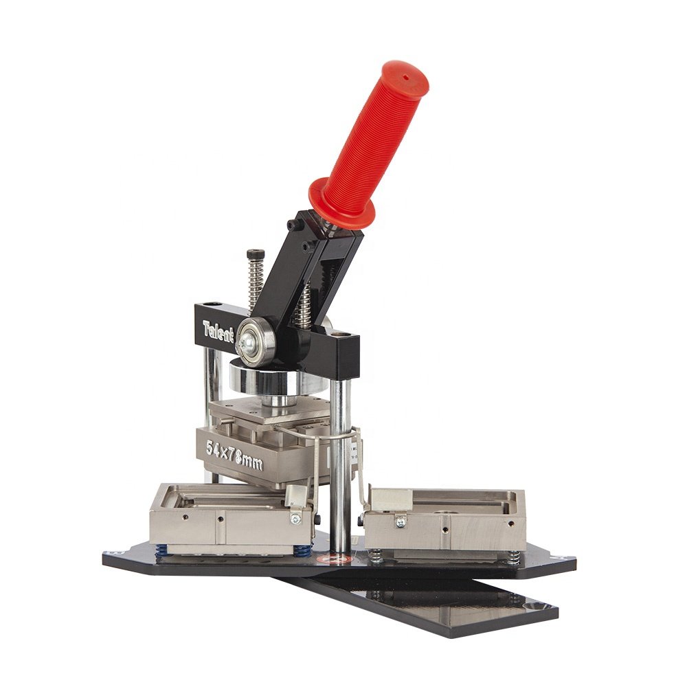 HOT SALE Rectangle 54x78mm Button Maker Kit Badge Maker Machine + Paper Cutter + 1000pcs Magnet Button Supplier