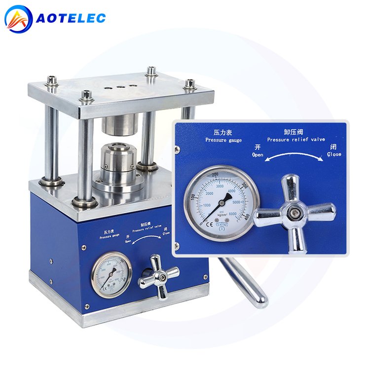 High Quality Hydraulic Coin Cell Battery Crimper For Button Cell Sealing