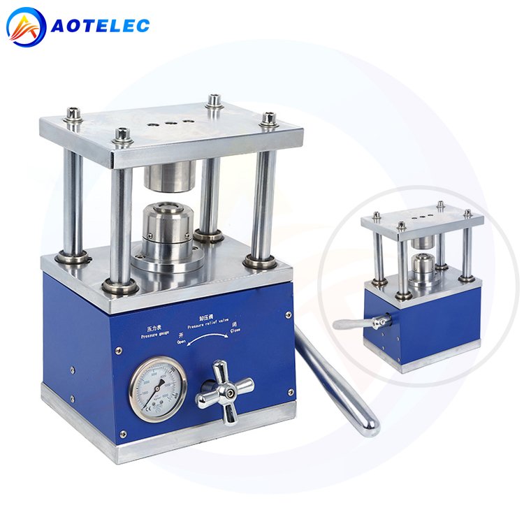 High Quality Hydraulic Coin Cell Battery Crimper For Button Cell Sealing