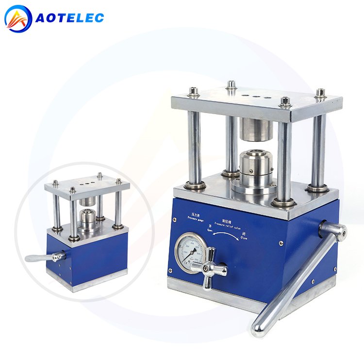 High Quality Hydraulic Coin Cell Battery Crimper For Button Cell Sealing