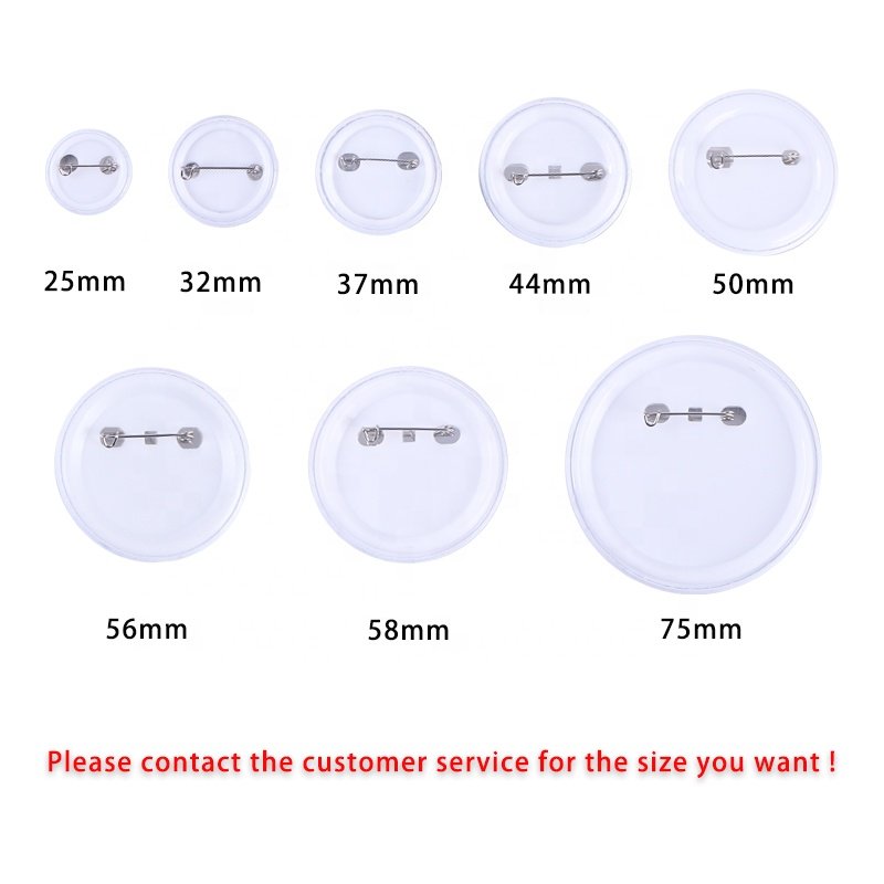 Best Price Rotary Metal Badge Making Machine with pin back button material 100 sets